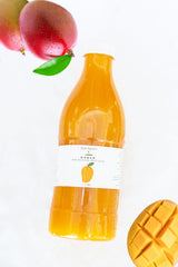 100% Mango Fruit Juice Blend.