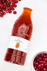 100% Cranberry Fruit Juice Blend.