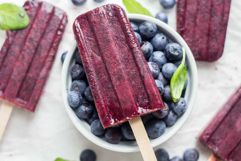 Blueberry Popsicles.